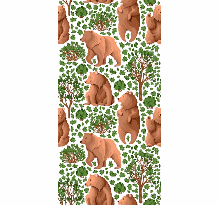 Med fauna treet dyr rullegardiner - Tenstickers