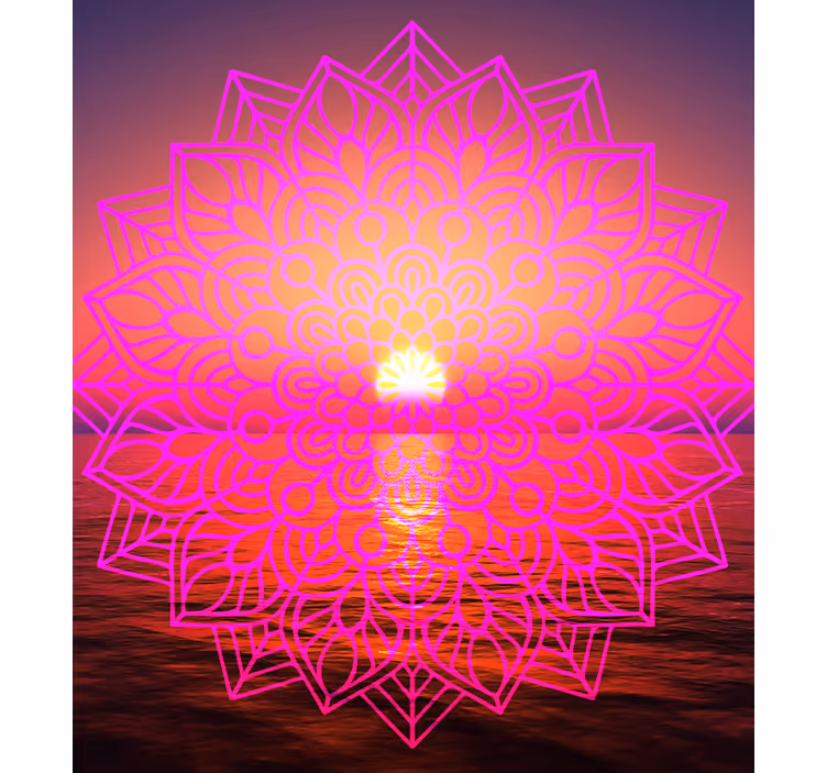 Solrik mandala zen stue Rullegardin - Tenstickers