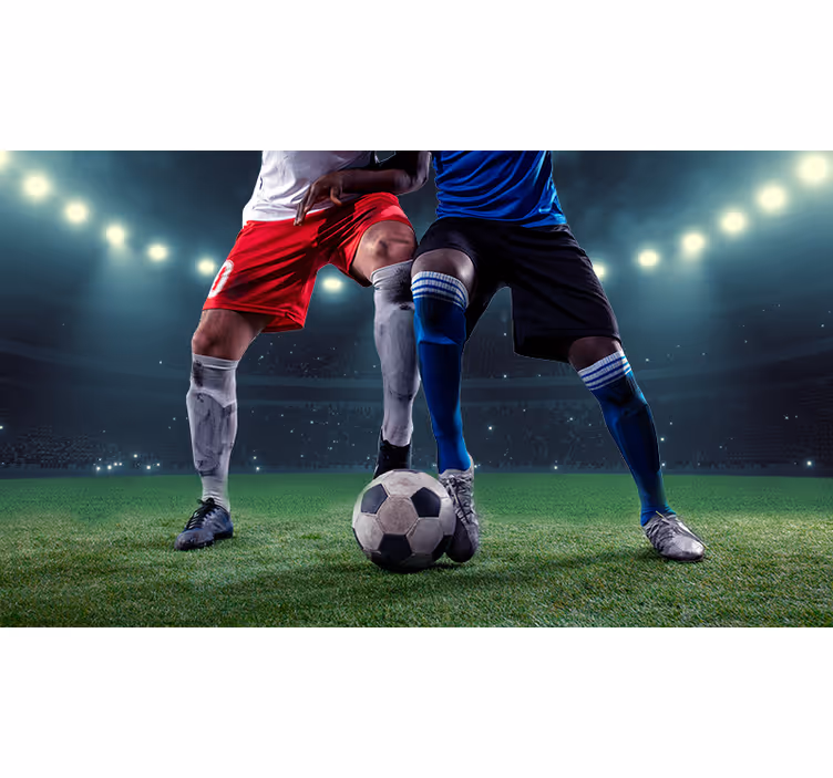 Ball i stadionfotball rullegardin - Tenstickers