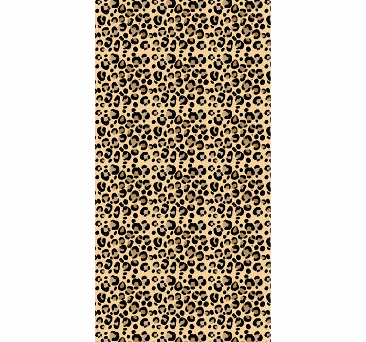 Leopardtrykk forskjellige dyreRullegardin - Tenstickers