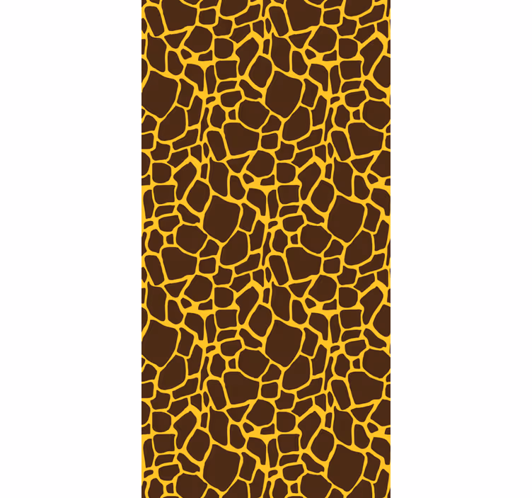 Giraffe trykk forskjellige dyreRullegardin - Tenstickers