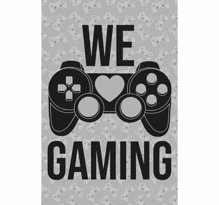 Vi elsker gaming geek rullegardin - Tenstickers
