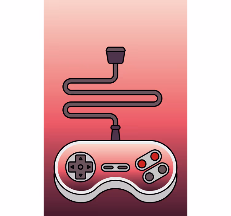 Rød kontroller rullegardin nerdere - Tenstickers
