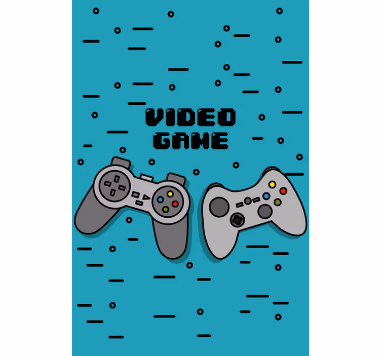 To retrokontrollører nerd rullegardin - Tenstickers