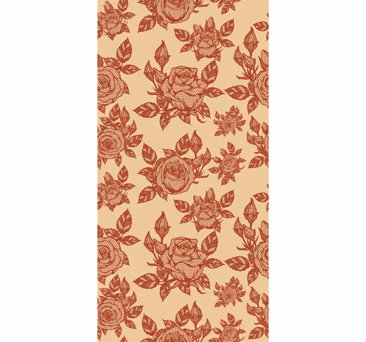 Rose blonder design stue rullegardin - Tenstickers