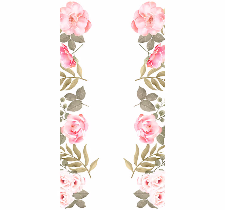 Vakker blomsterhovedsoverom - Tenstickers
