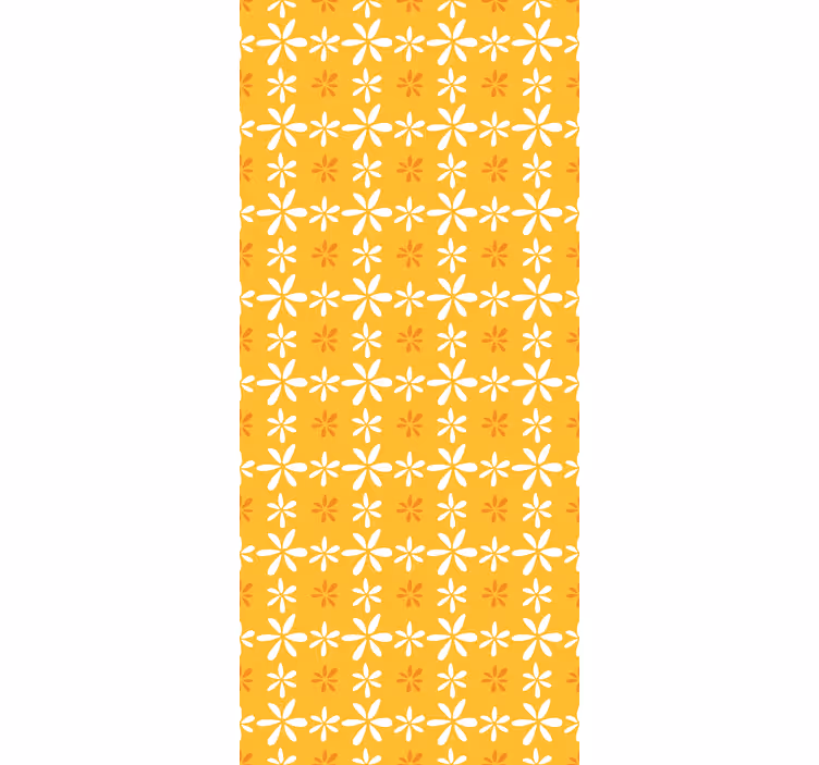 Små hvite blomster barn rullgardin - Tenstickers