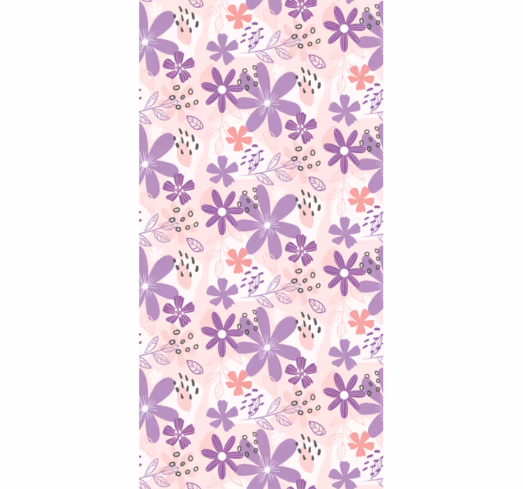 Sommerfugl floral kaskade rullegardin sommerfugl - Tenstickers