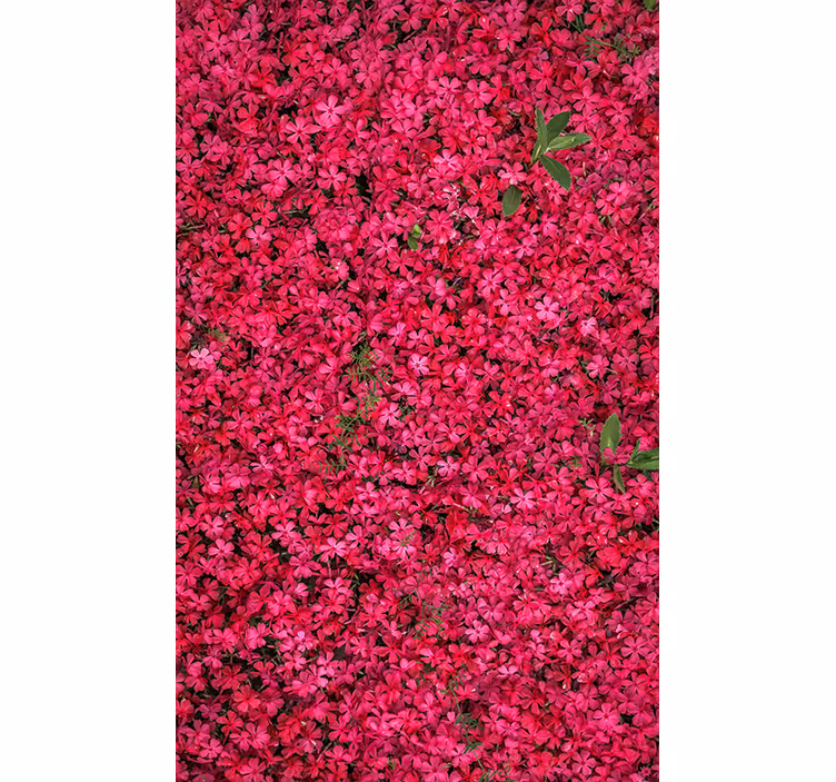 Levende overflod rullegardin blomster - Tenstickers
