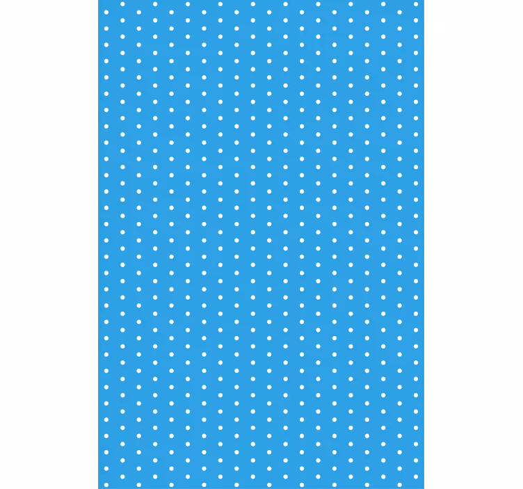 Prikketema rullegardin blå - Tenstickers