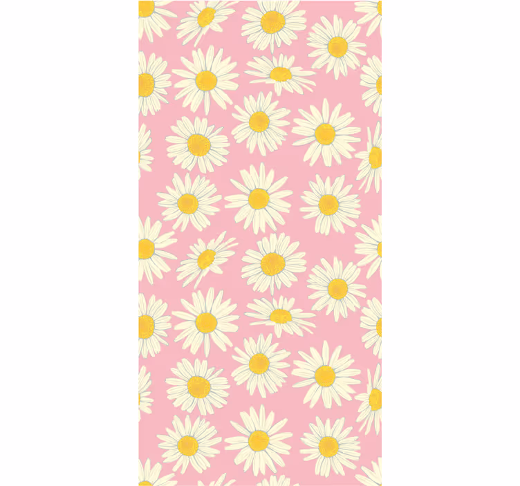 Tusenfryd mønster blomst rullegardin blomster - Tenstickers
