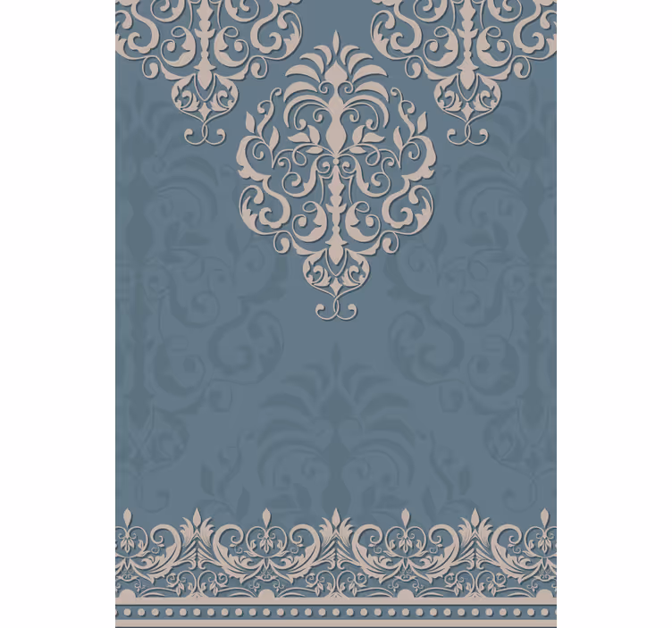 Blomster speilrammer rullegardin tegning - Tenstickers