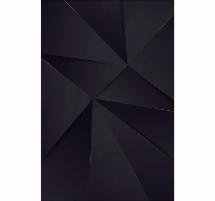 Svart geometrisk design rullegardin ekteskap - Tenstickers