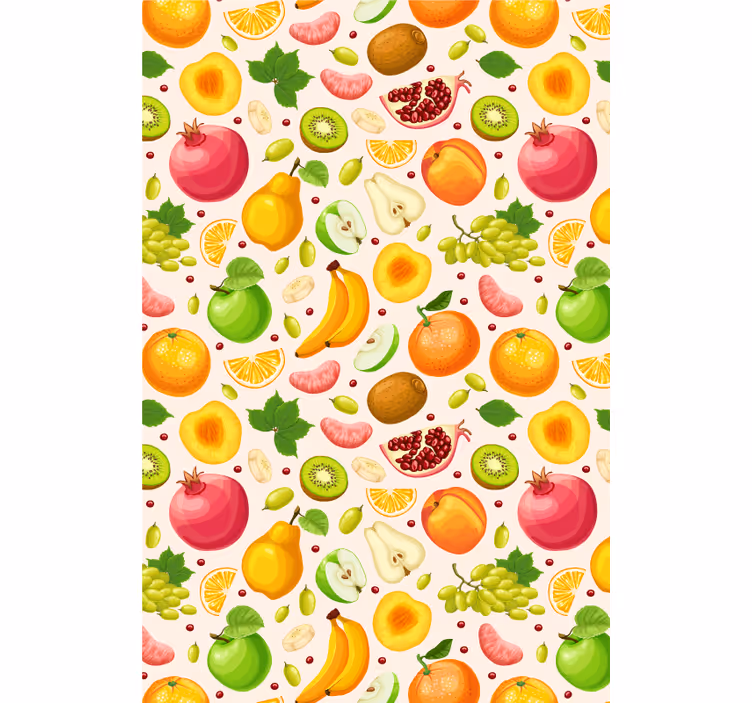 Fruktskiver rullegardin frukt - Tenstickers