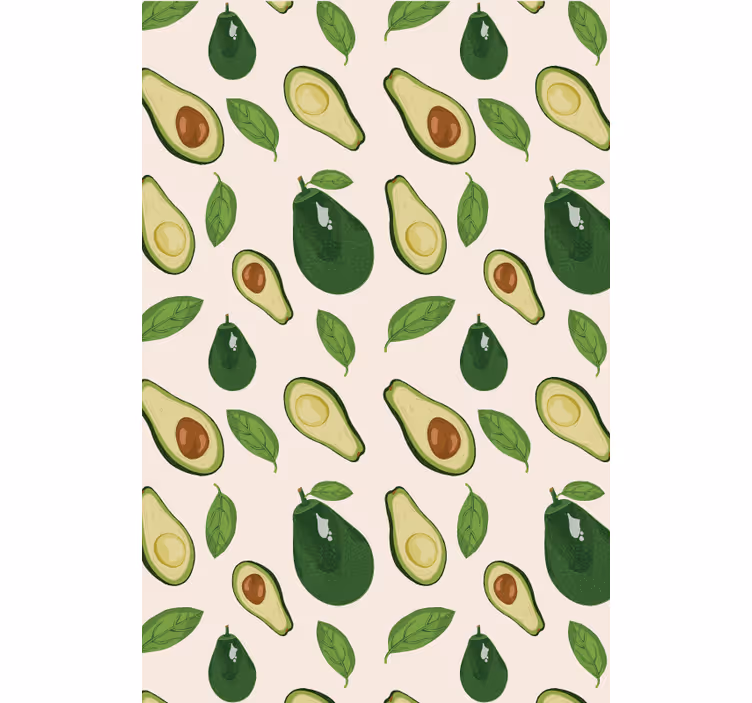 Avokado glede rullegardin frukt - Tenstickers