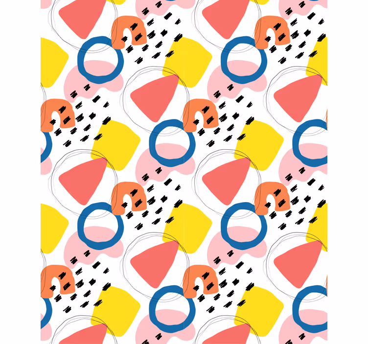 Sære geometriske mønstre rullegardin moderne - Tenstickers