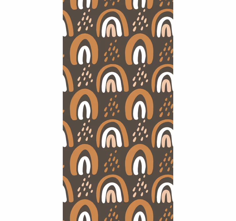 Malte jordnære regnbuer rullegardin barn - Tenstickers