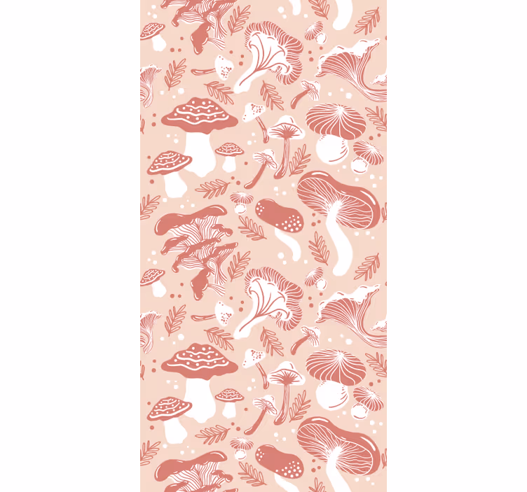 Soppvariasjonsmønster rullegardin blomster - Tenstickers