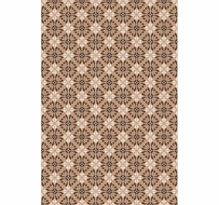 Brune spanske fliser rullegardin bad - Tenstickers