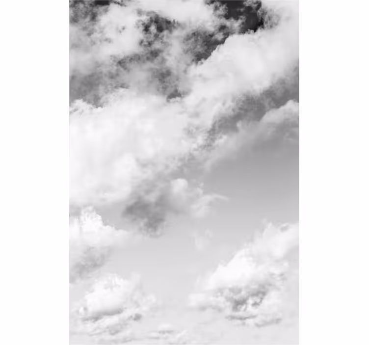 Utsikt over overskyet himmel rullegardin skyer - Tenstickers