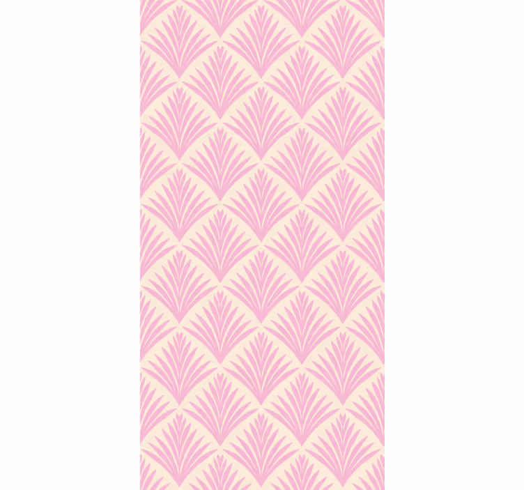 Elegant håndflatemønster rullegardin blomster - Tenstickers