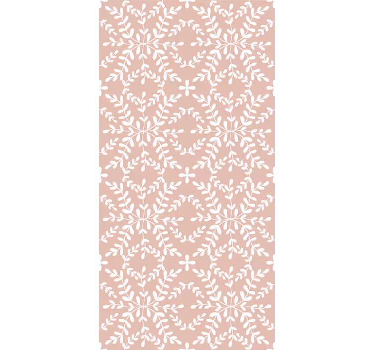 Gamle flotte blader rullegardin blomster - Tenstickers