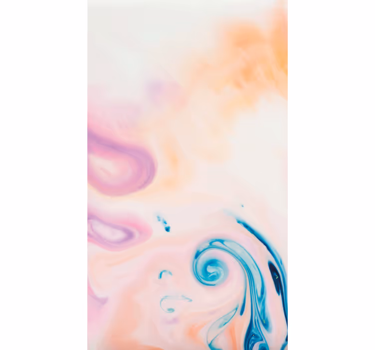 Virvlende pastellgradient rullegardin tegning - Tenstickers