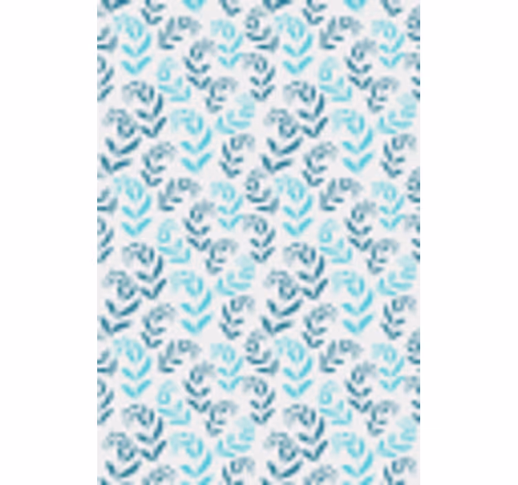 Pastellfarge trær mønster rullegardin nordisk - Tenstickers