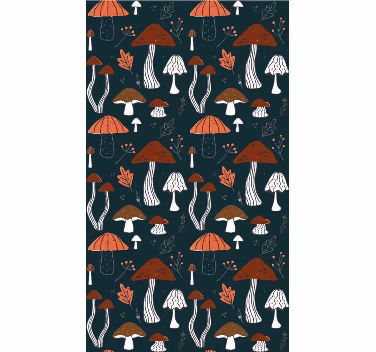 Soppmotiv kunst rullegardin blomster - Tenstickers
