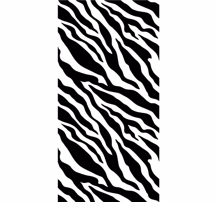 Sebrastriper motiv rullegardin dyr - Tenstickers