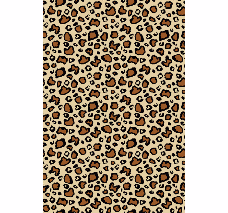 Leopardflekkmønster rullegardin dyr - Tenstickers
