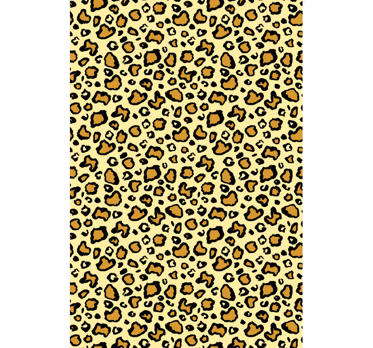 Leopard spot tema rullegardin dyr - Tenstickers