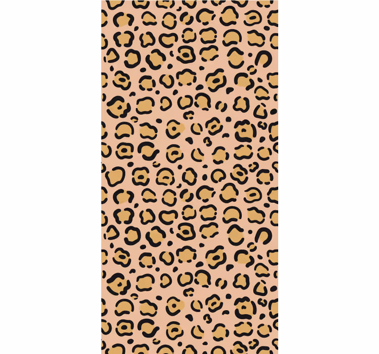 Leopard pastellfarget trykk rullegardin barn - Tenstickers