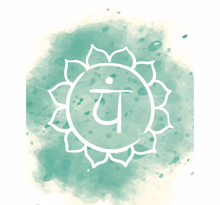 Chakra-emblemskaping rullegardin zen - Tenstickers