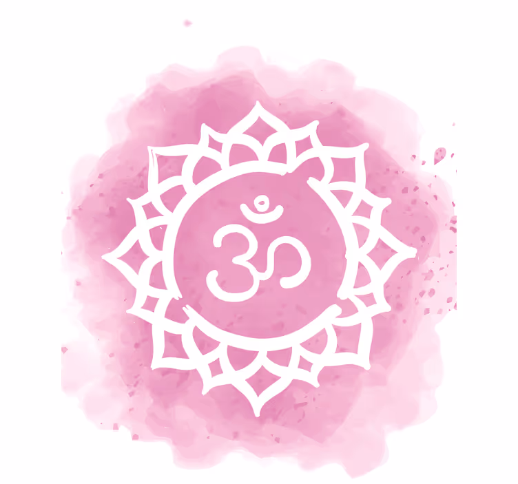 Mandala om symbol rullegardin zen - Tenstickers