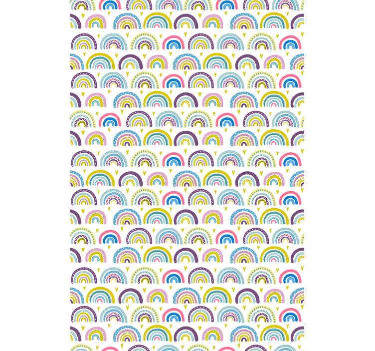 Fargerike regnbuemønstre rullegardin andre temaer - Tenstickers