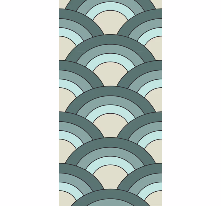 Buet mønster design rullegardin moderne - Tenstickers