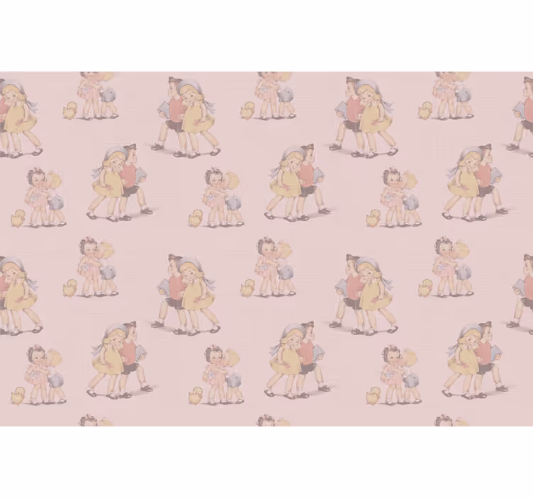 Barn som leker sammen rullegardin originale - Tenstickers