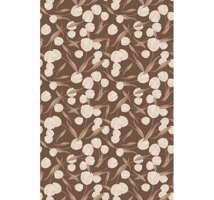 Blomstertema motiv rullegardin blomster - Tenstickers