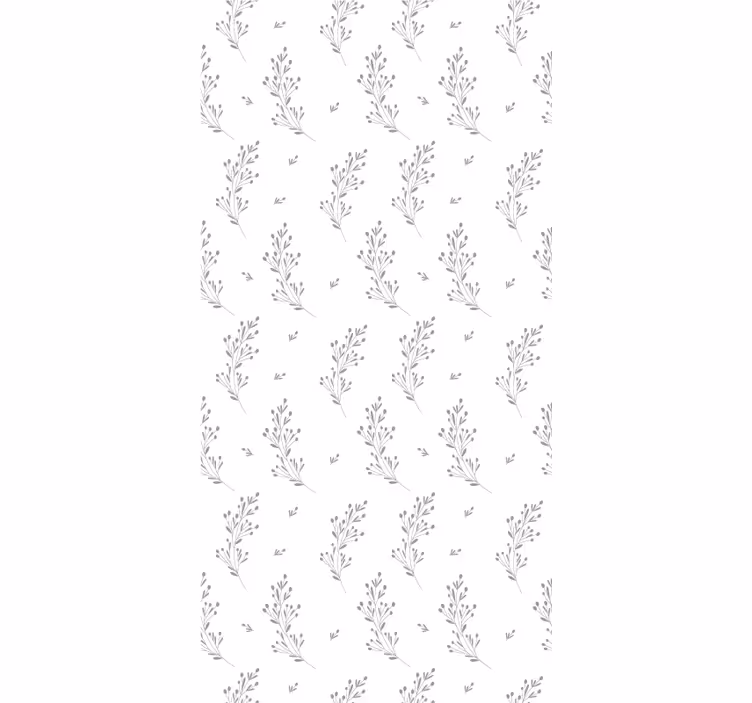 Subtilt blomstringsmotiv rullegardin blomster - Tenstickers
