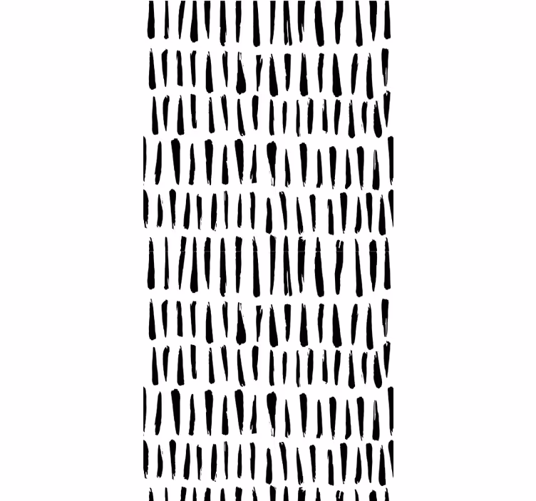Uregelmessig stripemønster rullegardin nordisk - Tenstickers