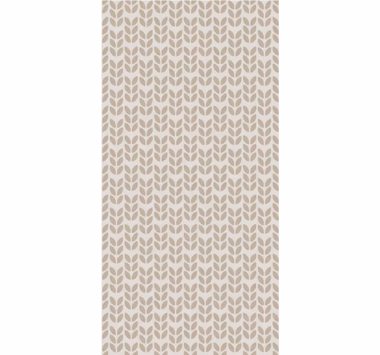 Rullegardin blomster bladmønster design - Tenstickers