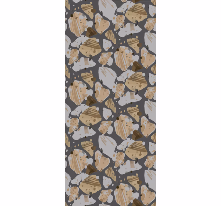 Sement terrazzo rullegardin tekstur - Tenstickers