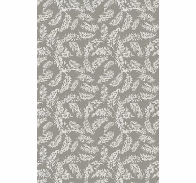 Bladmønstret design rullegardin blomster - Tenstickers
