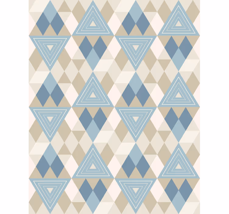 Nordisk stil geometrisk rullegardin nordisk - Tenstickers