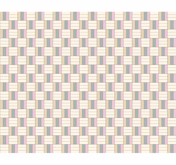 Komposisjon med geometrisk tema rullegardin tekstur - Tenstickers