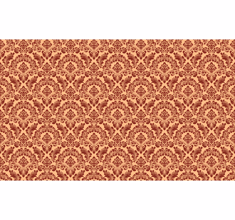 Intrikat blomstertema rullegardin elegant - Tenstickers