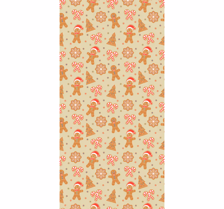 Pepperkaker ferie cheer rullegardin originale - Tenstickers