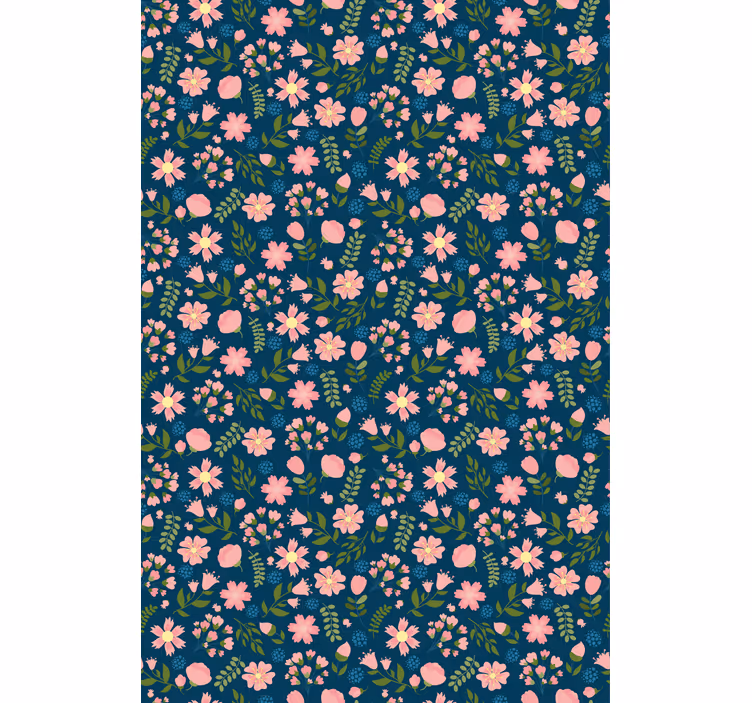 Hage glede rullegardin blomster - Tenstickers
