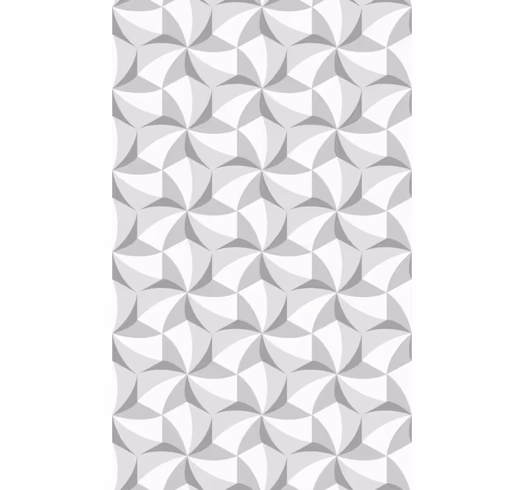 Geometrisk grått tema rullegardin moderne - Tenstickers